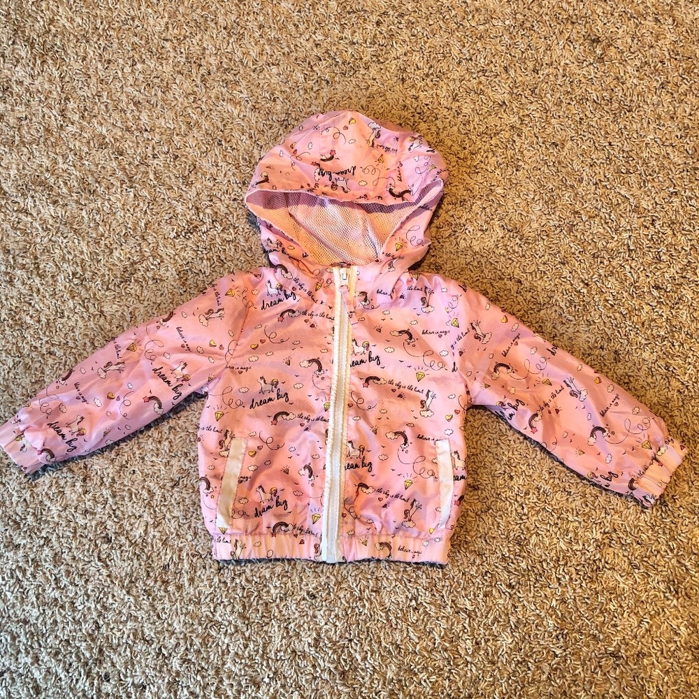 ✈️ 4/$25 ✈️ Unicorn Dream Big Raincoat